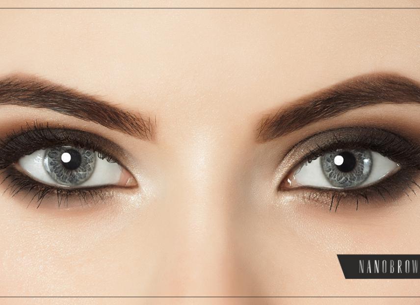 maquillaje de cejas fácil con sombras de cejas